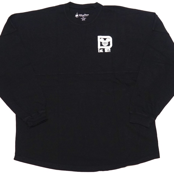 Disney Black & White Long Sleeve Spirit Jersey - Picture 2 of 2